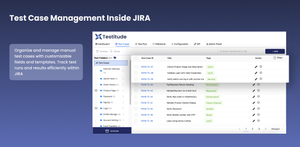 Create and organize test cases with detailed steps. Link Jira issues directly to test cases for better tracking, efficient management, and streamlined workflows.