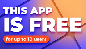 This app is free for up to 10 users.