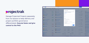 Separate project governance from daily execution with Projectrak Projects by standardizing how you manage initiatives in Jira and avoid mixing strategic portfolio management with team-level operational work