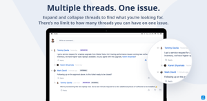 Start as many threads on an issue as you need. Organize your discussions by thread. Expand and collapse threads. 

Threaded comments for Jira just like your teams have in Slack and MS Teams.