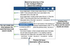 You can search any issue and it's linked issues and preview them from quick search.
