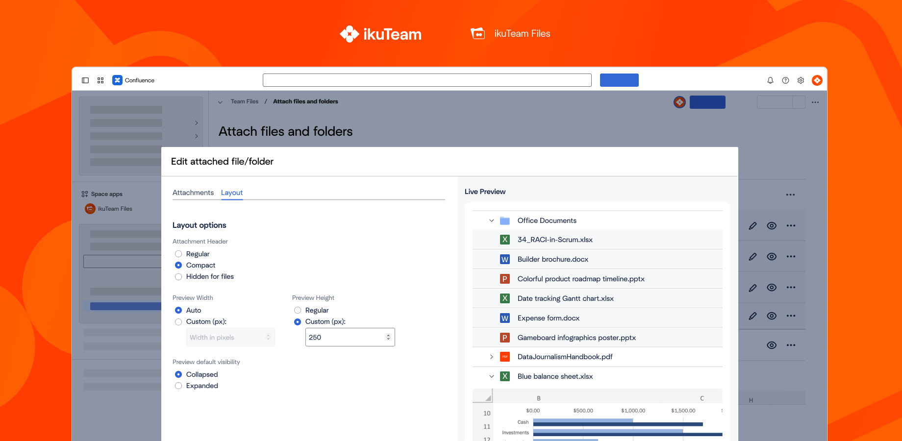 Embed, preview, and manage files on pages
