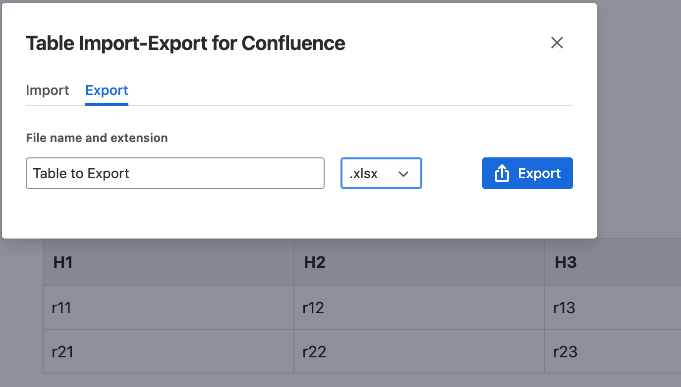 Table Import Export for Confluence Atlassian Marketplace