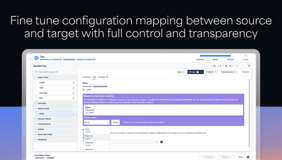 Use the "edit" tab to customize how configurations are mapped to the target system upon deployment. This customization saves admins from lots of cleanup after migration or deployment.