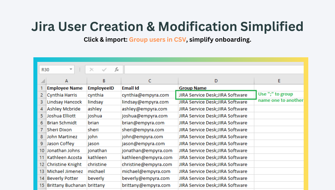 Jira User Creation and Modification Simplified