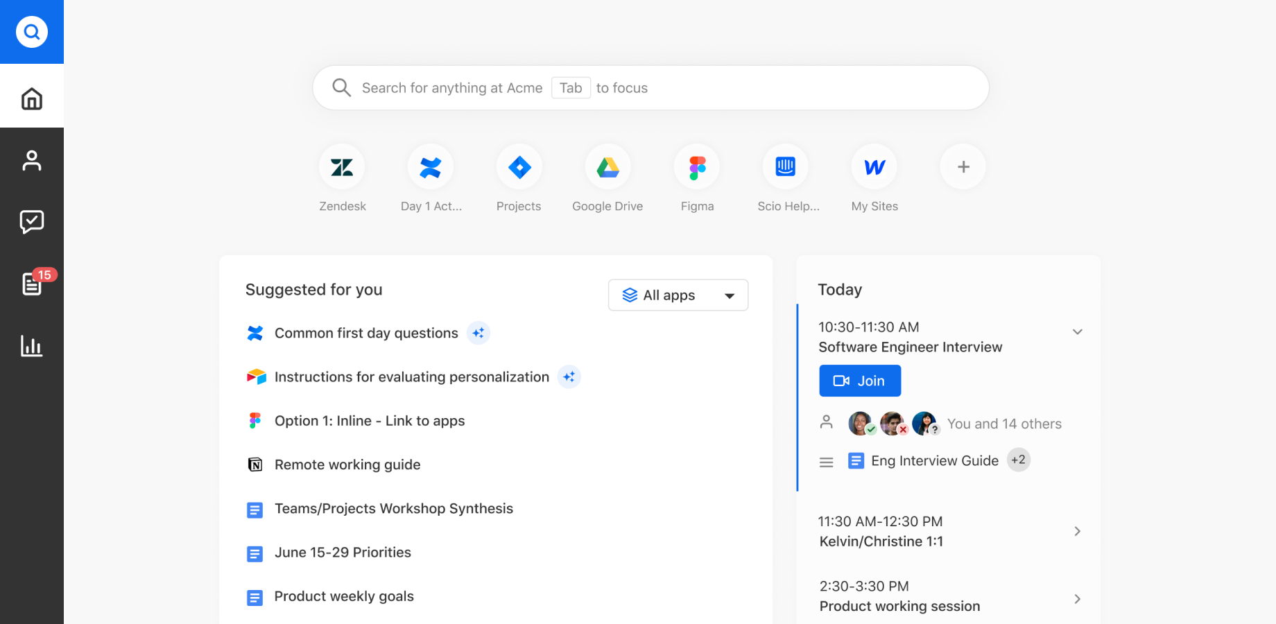 Suggested Confluence documents