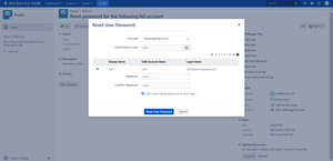 Efficient password reset ticket resolution