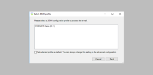 Forward mail to JEMH