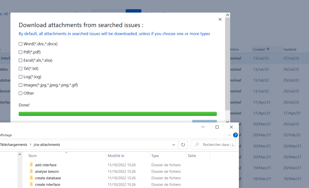 A single Zip file
