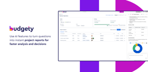 Improve budget management in Jira with on-demand project reporting AI generated based on Budgety data for instant insights using Rovo skills.