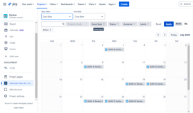 Access Calendar from Project Level
