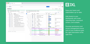 Keep your teams and stakeholders up-to-date. Add sheets to your dashboards and create reporting hubs, command centers, and cockpits.