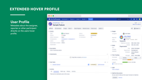 Create enhanced user profiles to see all the information you need. See the telephone number or service level of the requester directly in the ticket.