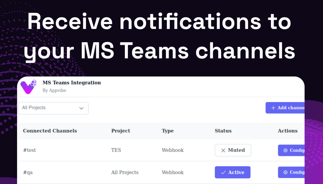Appvibe Microsoft Teams Integration | Atlassian Marketplace