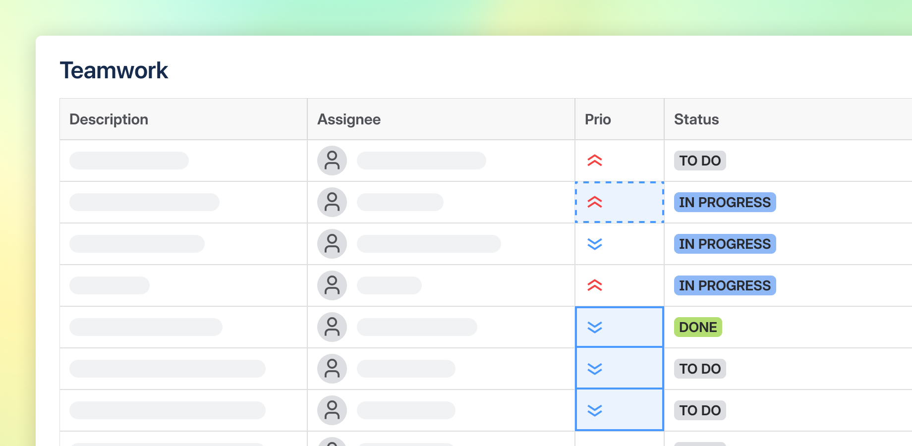Bulk edit work items by marking table cells, copying and pasting them into multiple other cells. JXL instantly validates and updates hundreds or thousands of work item fields for you.