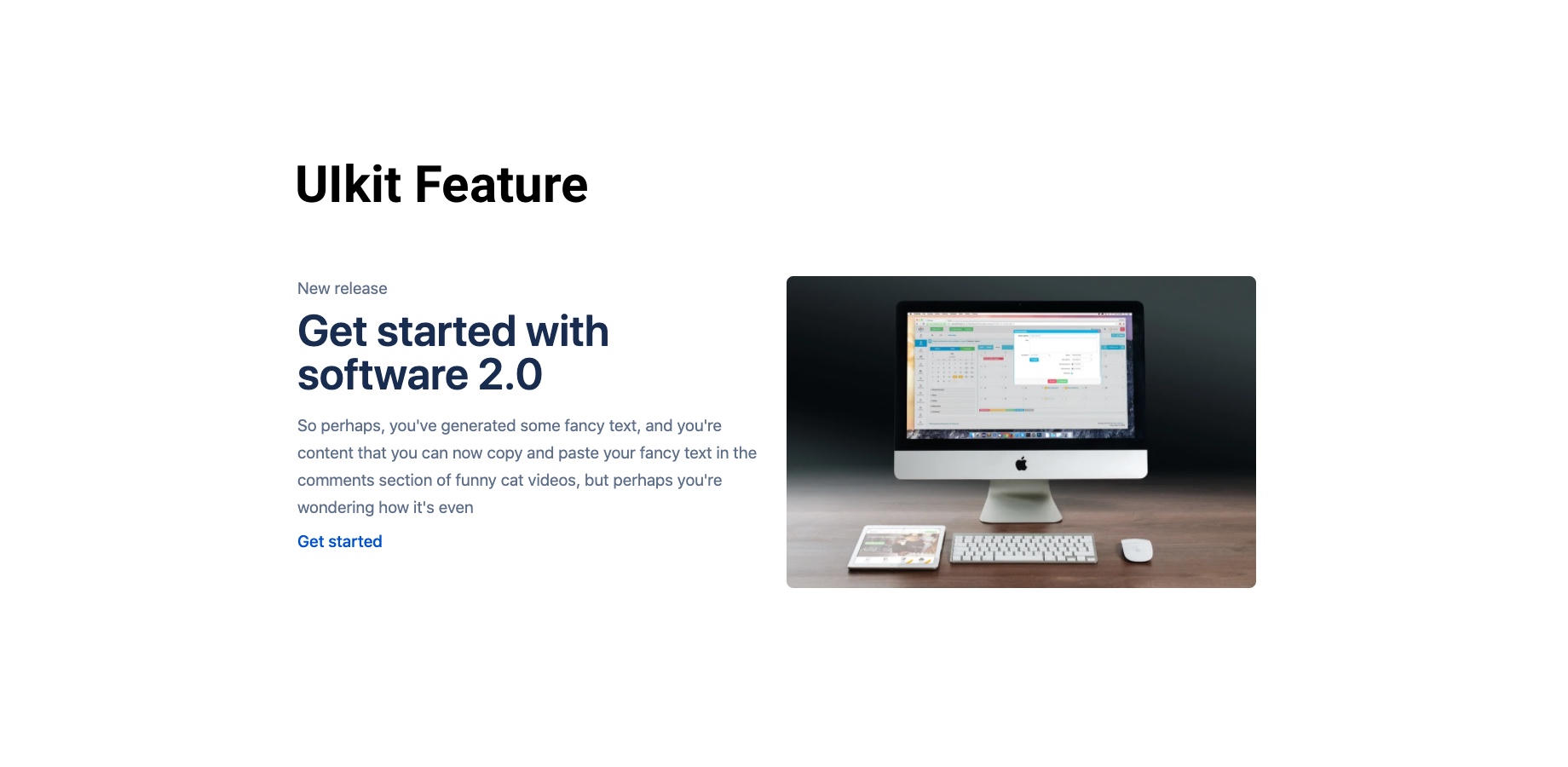 UIkit Feature