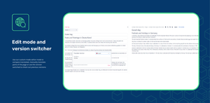 Edit and manage created translations without opening translated pages.
