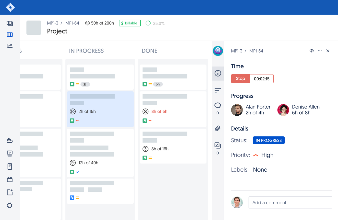 Simple time tracking