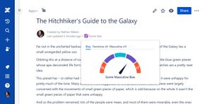 Click to show byline dropdown details