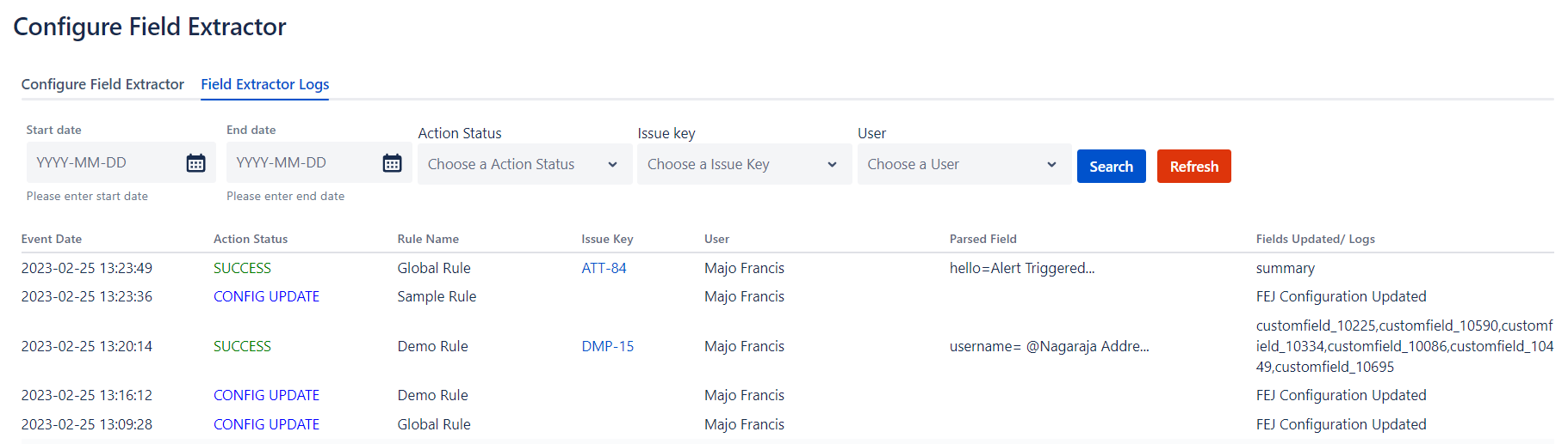Get Insights in to your plugin Logs