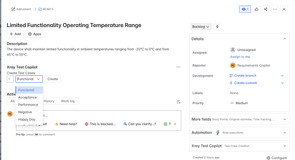 Test Copilot in action: Instantly generate smart, traceable test cases from Jira issues—tailored for Xray.