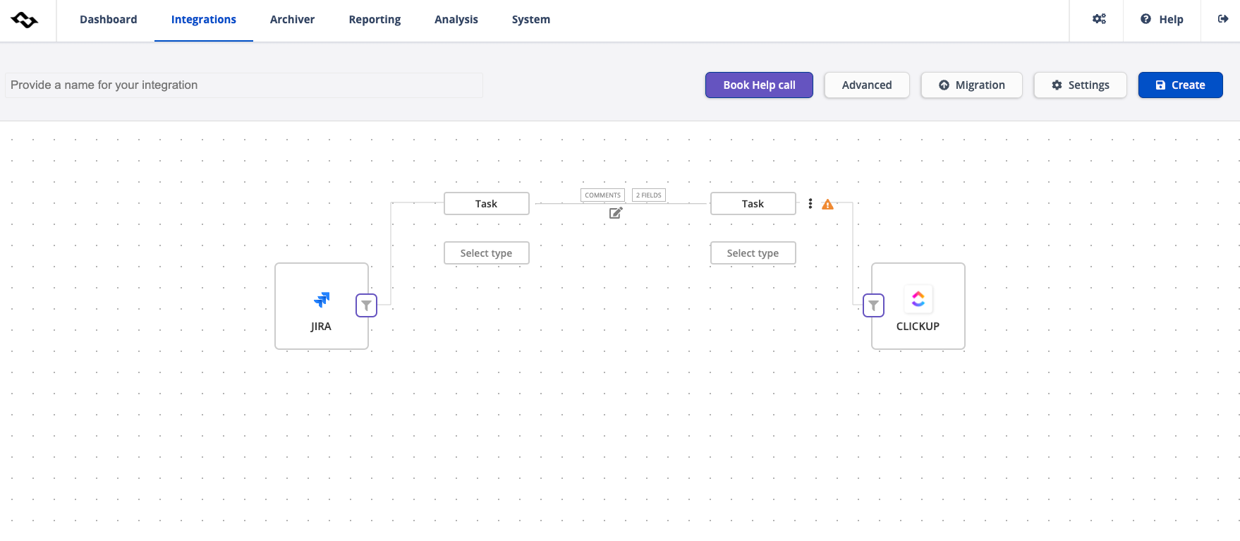 Integrate Clickup and Jira Sync issues, new task and custom fields for ideal workflow