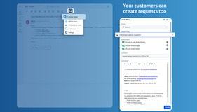Your customer can access it too
