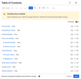 When the heading format doesn't math, preview and save correct formatting with one click