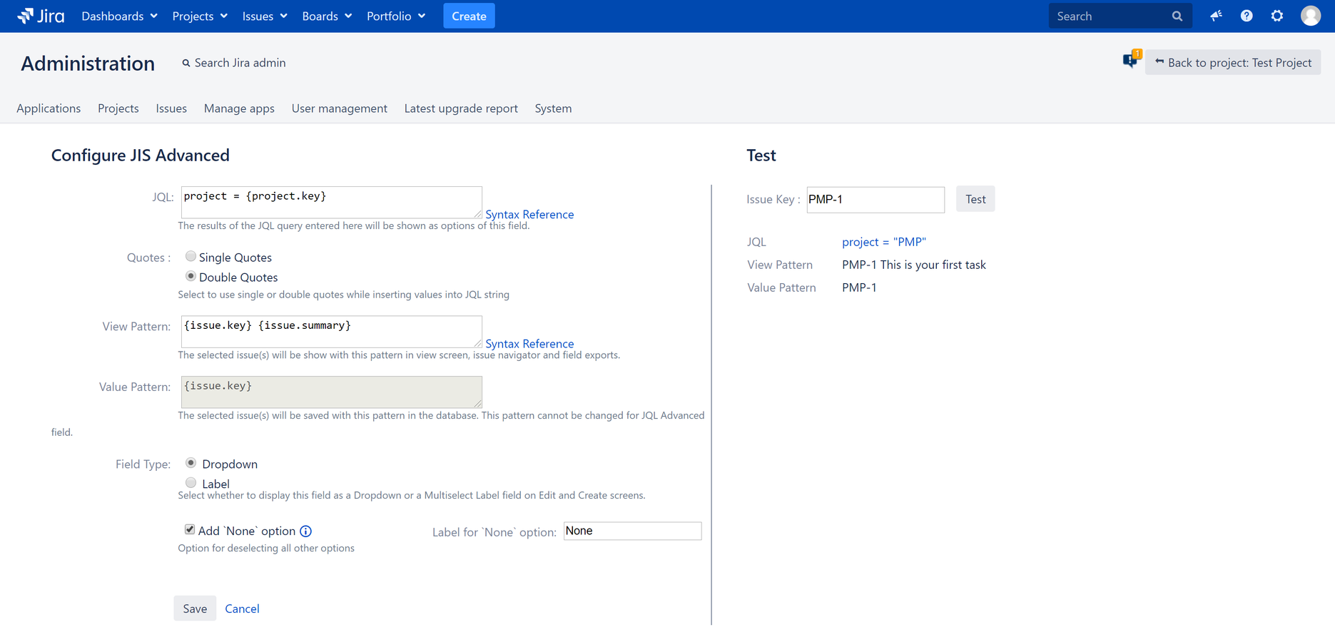 Dynamic JQL