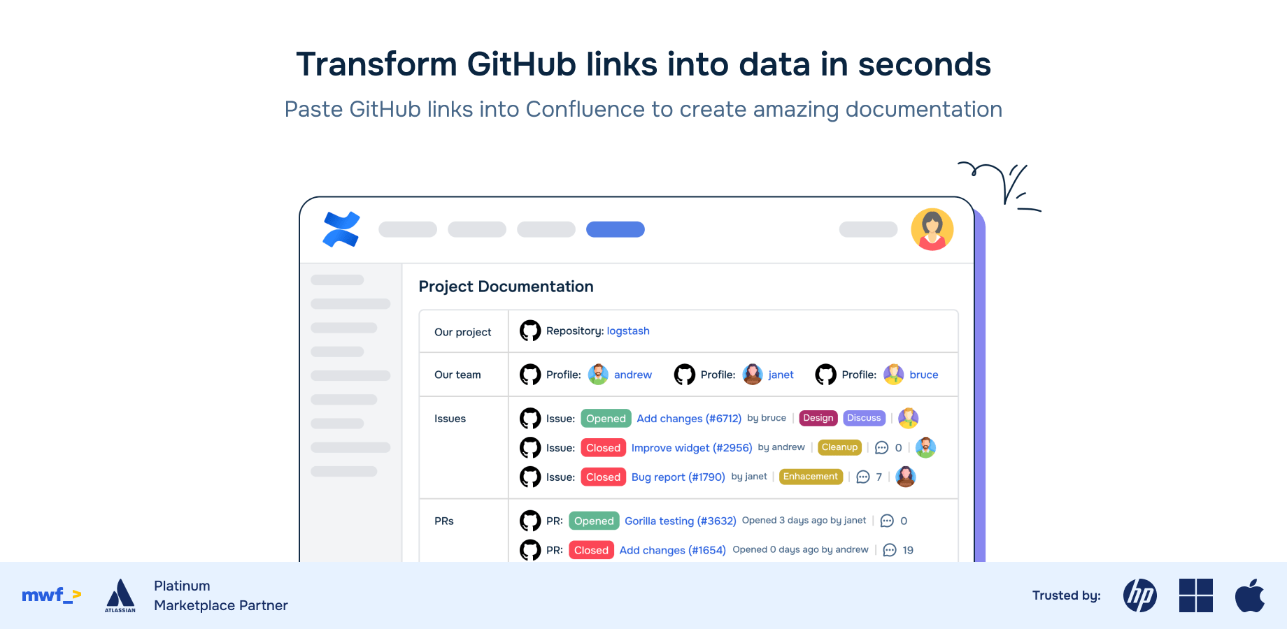 Link recognition of the following Github items: repositories, pull requests, branches, source files, user profiles, issues, releases, milestones, gists, readme, changelogs, source files, etc.