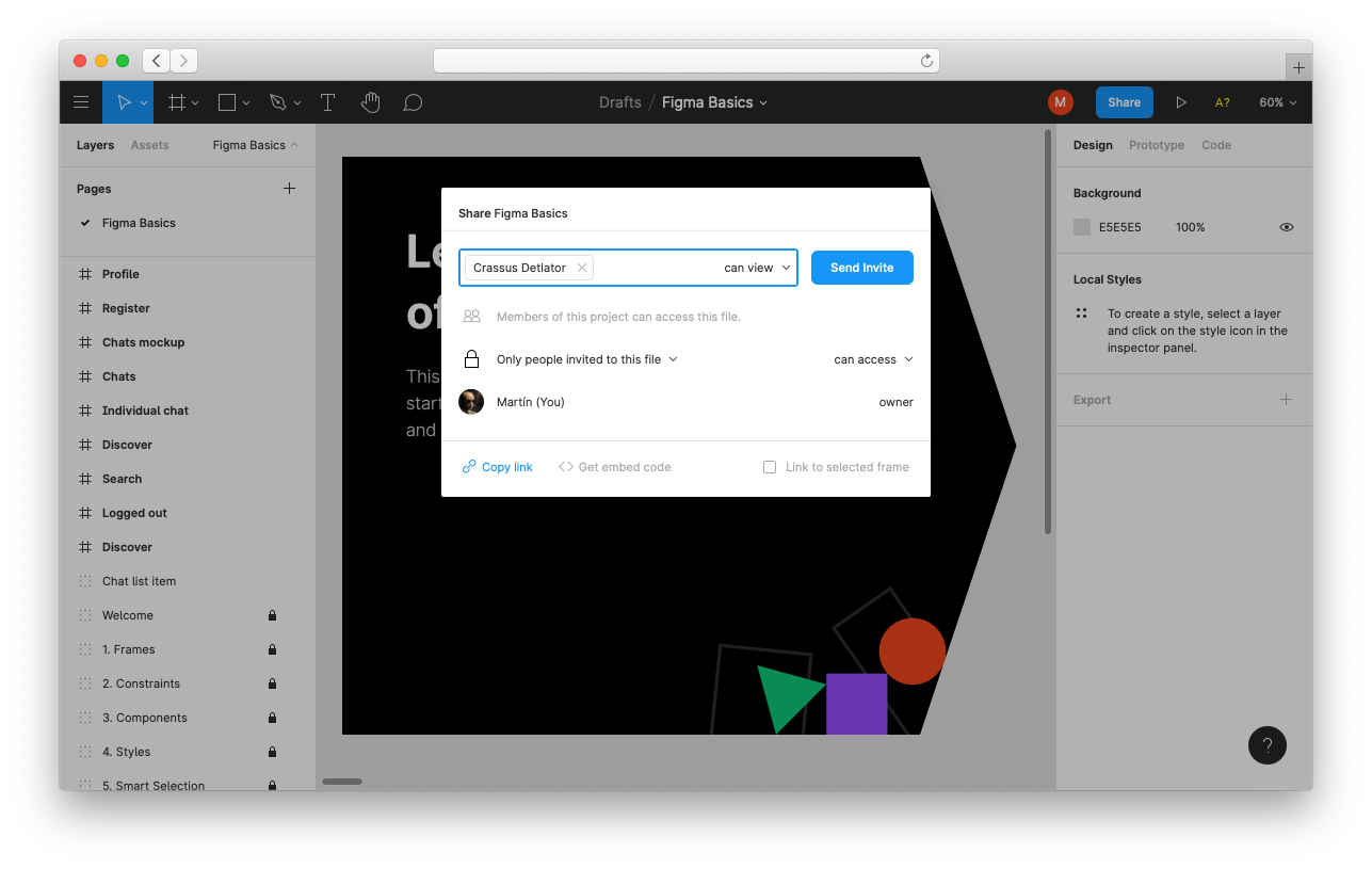 You can add private Figma designs, and only people with access will be able to see them. You can invite people to your designs from within Figma as usual, nothing new to learn or manage.