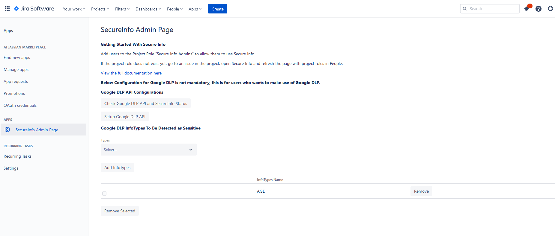 You can configure Google DLP and define the content to be found in the scan through infotype.