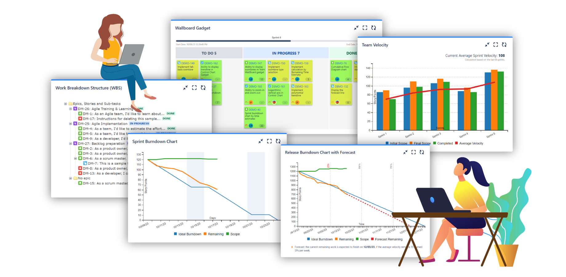 Track development projects easily and efficiently