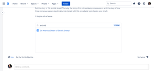 Search incoming links macro