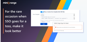 Personalize your SSO Error Page