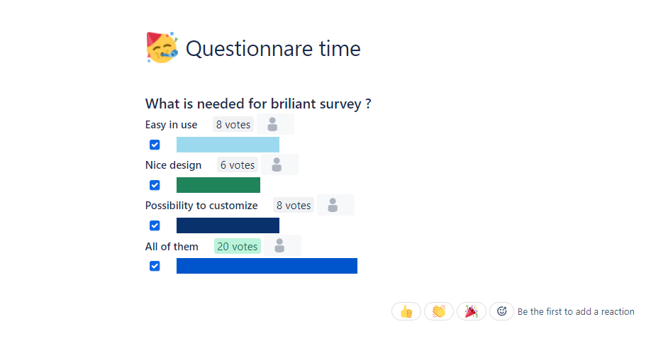 Select the best ideas together with your team