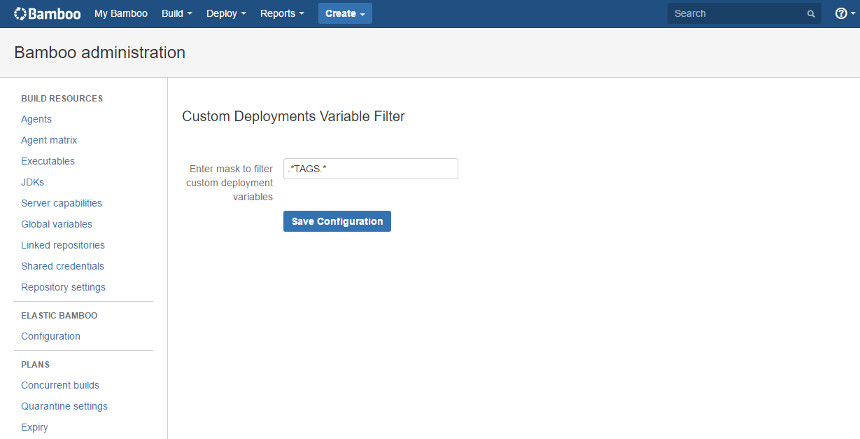 Filter which variables may be customised