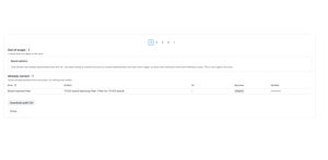 Download any run as CSV: who ran it, both people, every artifact touched, the write status, the read-back that verified it, and every manual tick with attribution. This is the evidence an audit asks for.