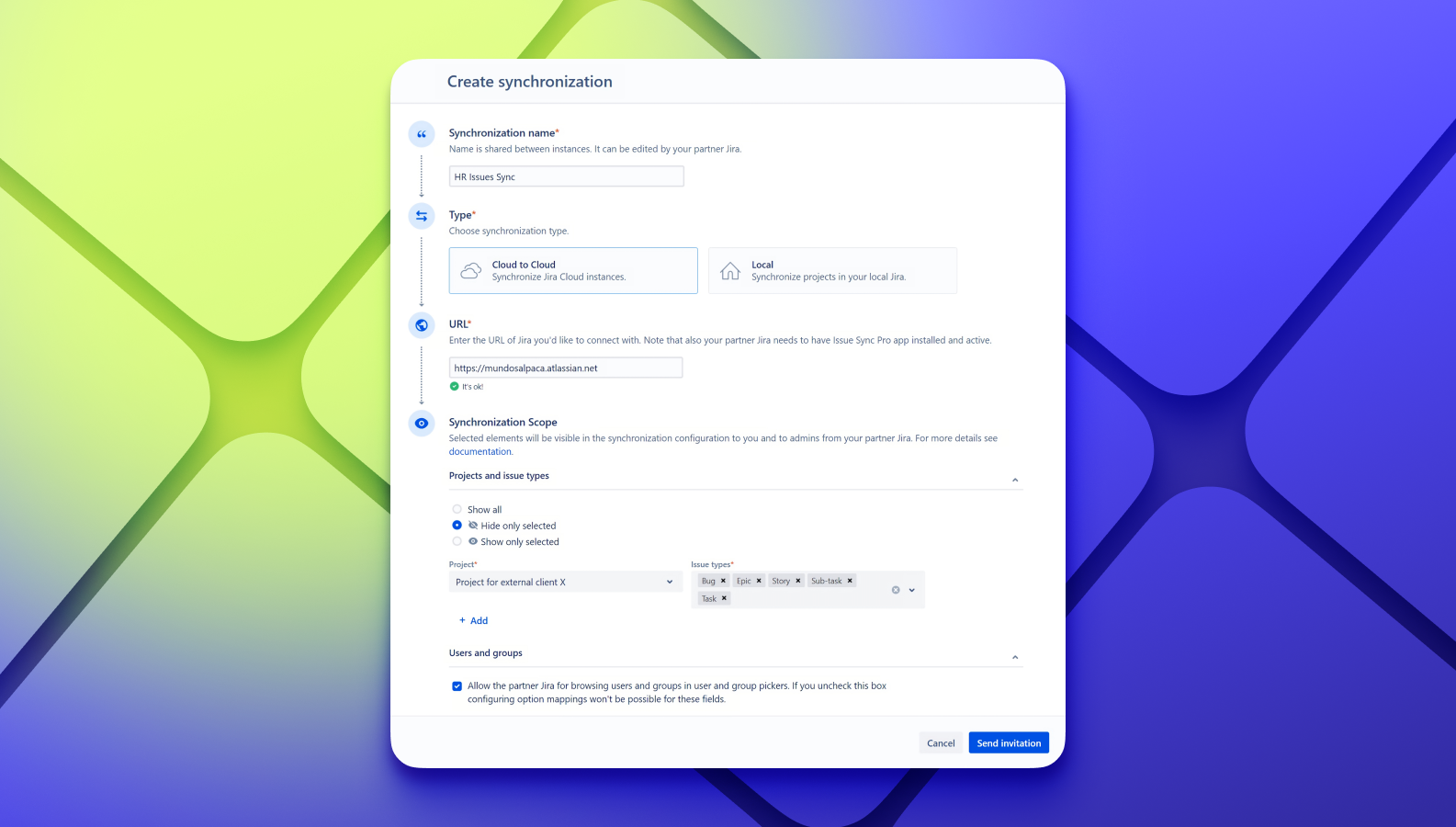 Synchronize tickets across various Jira instances