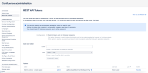 REST API Tokens - You can use the API token instead of the password to authenticate the script or other process in the Jira application