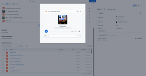 Play MP3, WAV and OGG attachments in Jira with waveform preview, metadata and no local download required