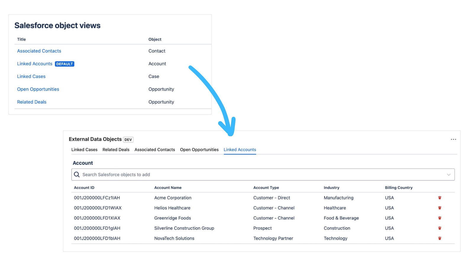 External Data Objects