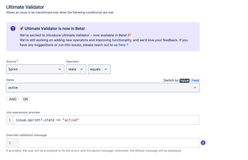 Sprint state - ensure that an issue is part of an active sprint