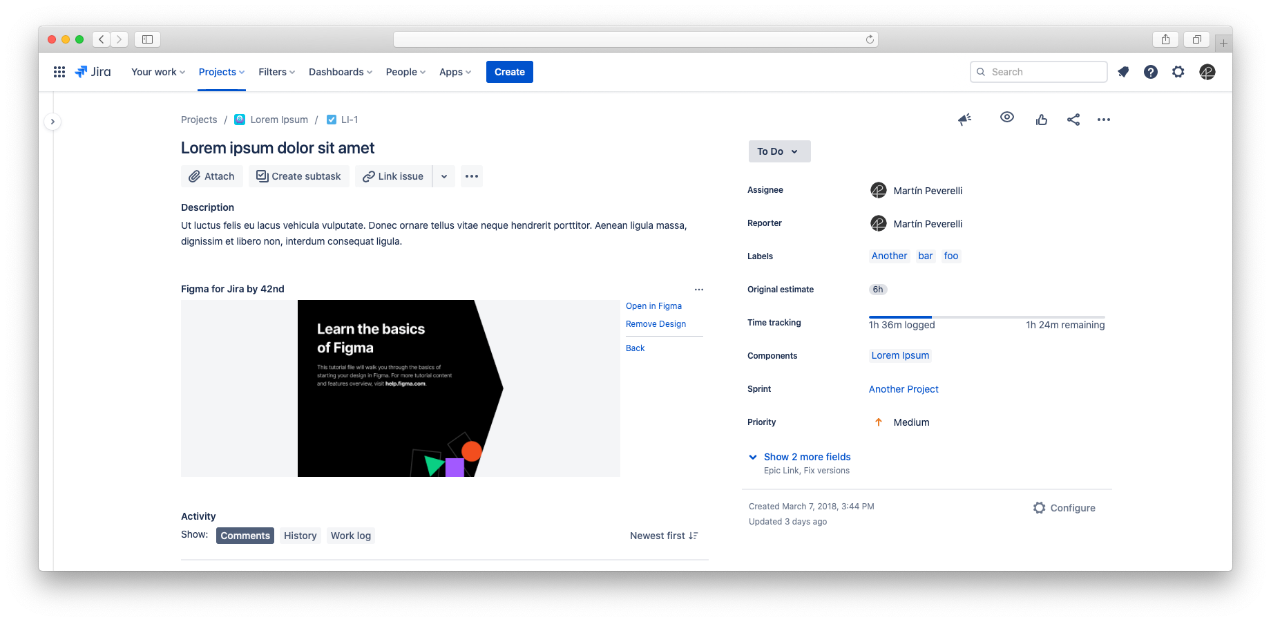 Your Figma designs and prototypes will always be tied to their source of truth, so when the original design changes, your Jira Issue will automatically update.