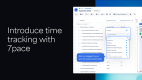 Introduce time tracking with 7pace