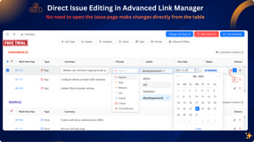Jira inline edit mode for linked issues – enabling users to update link types, fields, and details directly within the issue view, streamlining edits without opening additional screens or dialogs.