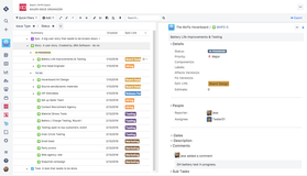 The Grid + Details view lets you focus in on issue details immediately.