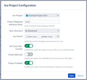 Jira Project Mapping
