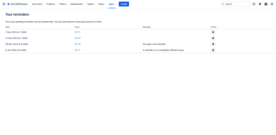 See, and control, all of your reminders in one place.