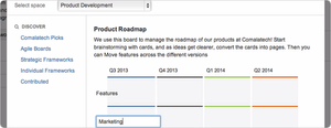 Insert Product Roadmap Board